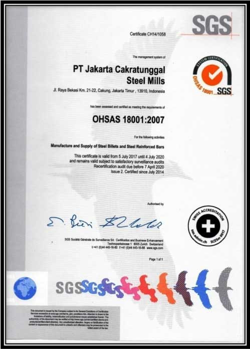 OHSAS 18001:2007 / Sistem Manajemen K3