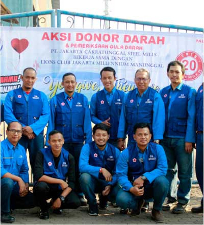 Aksi Donor Darah Cakra Steel